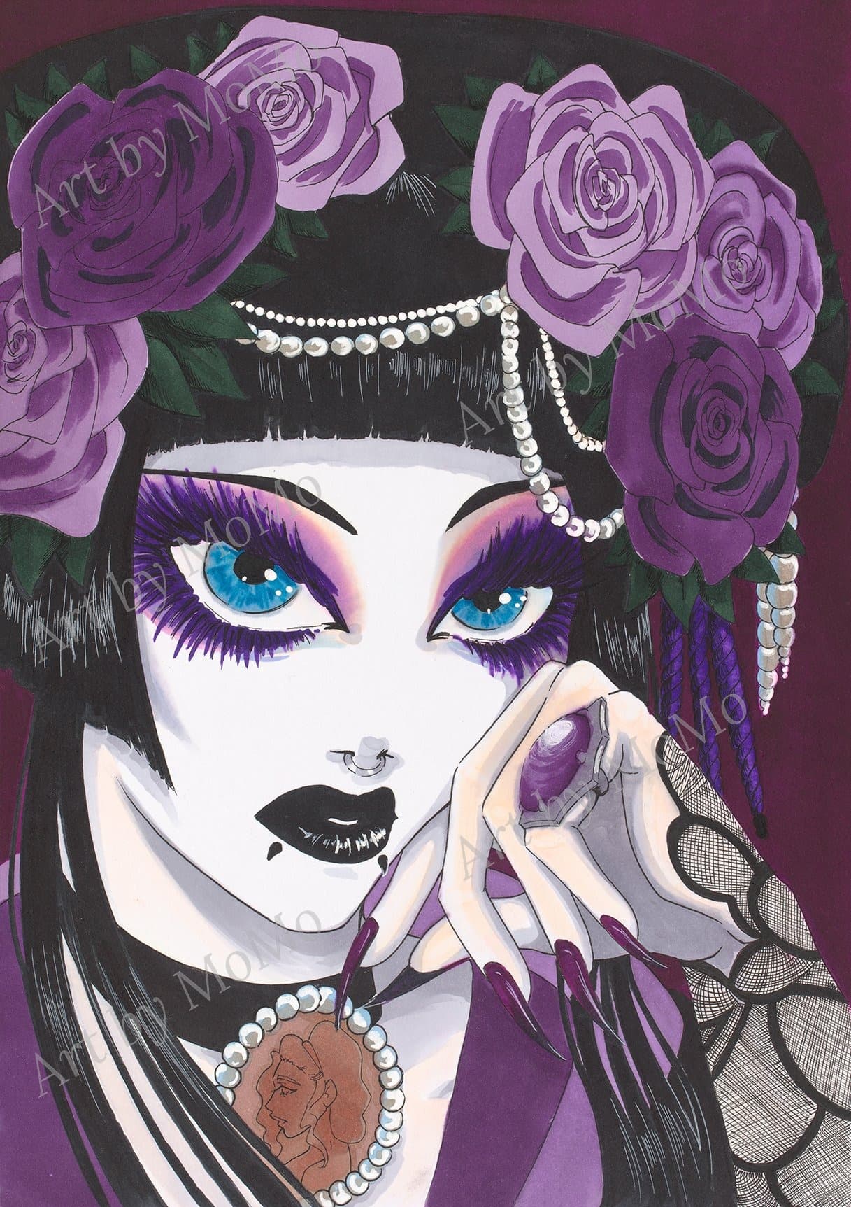 Geisha Goth Woman