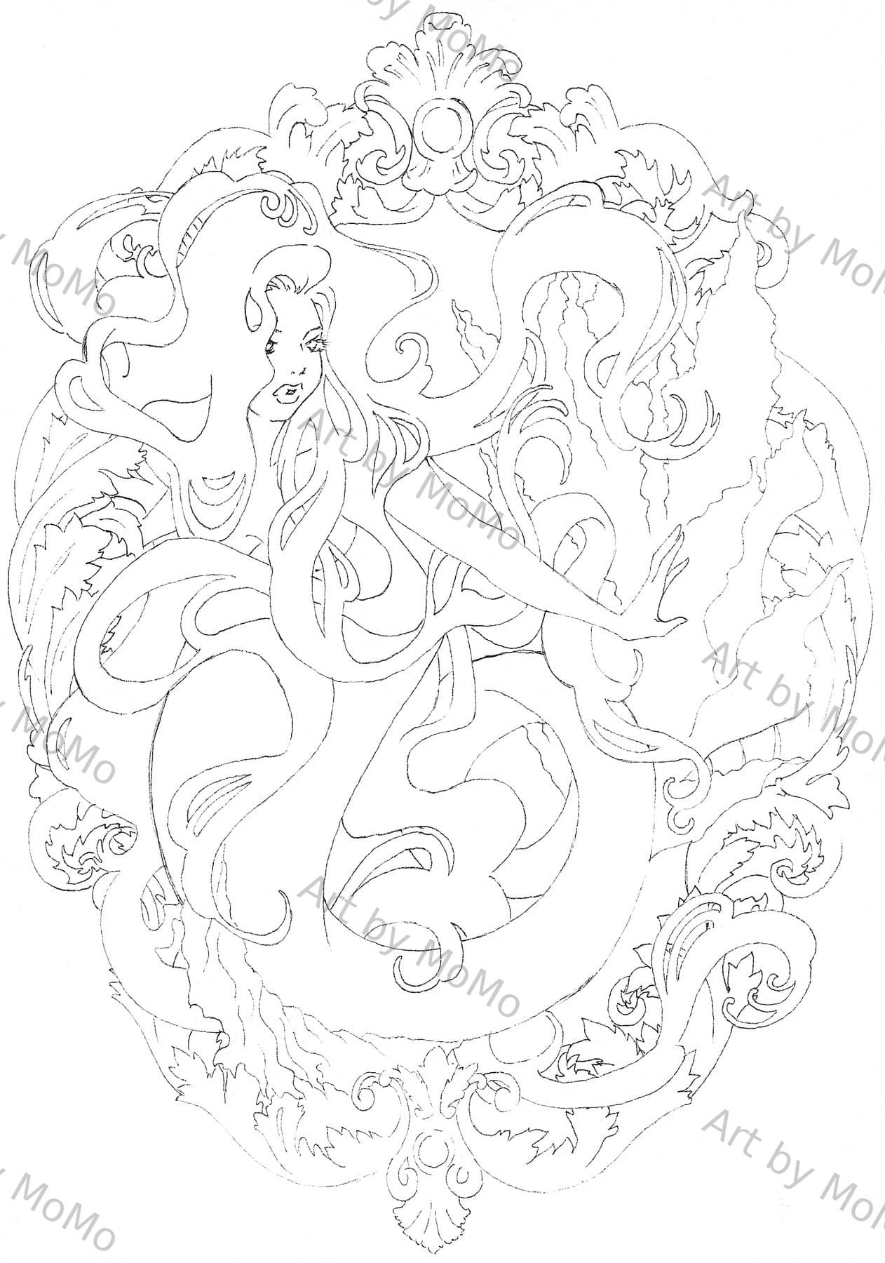 Mermaid in Filigree